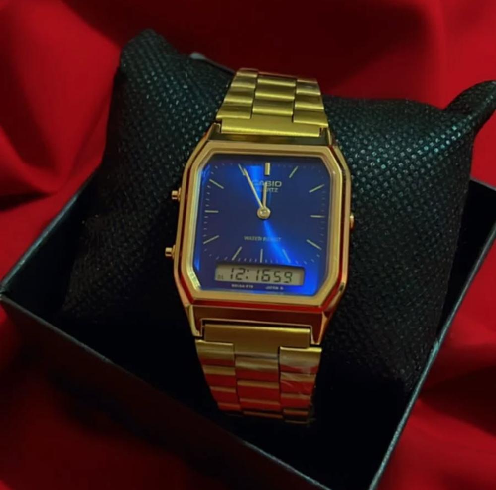 ساعة كاسيو casio vintage كحلي