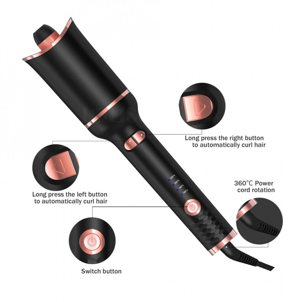 مموج الشعر التلقائي من Curling Iron