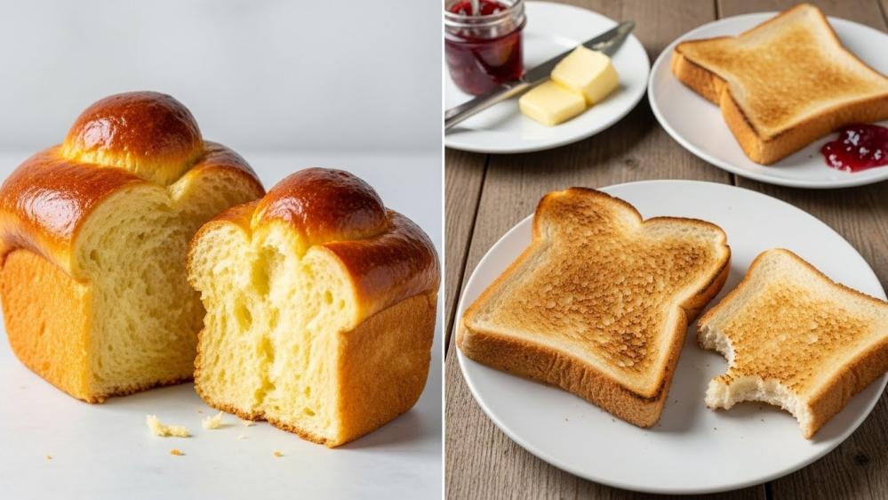 الفرق بين البريوش والتوست- مخابز وحلوبات المعامير