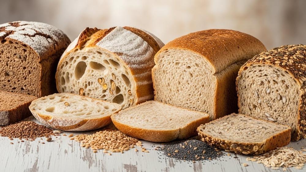 أنواع خبز الحبوب الكاملة -مخابز وحلويات المعامير