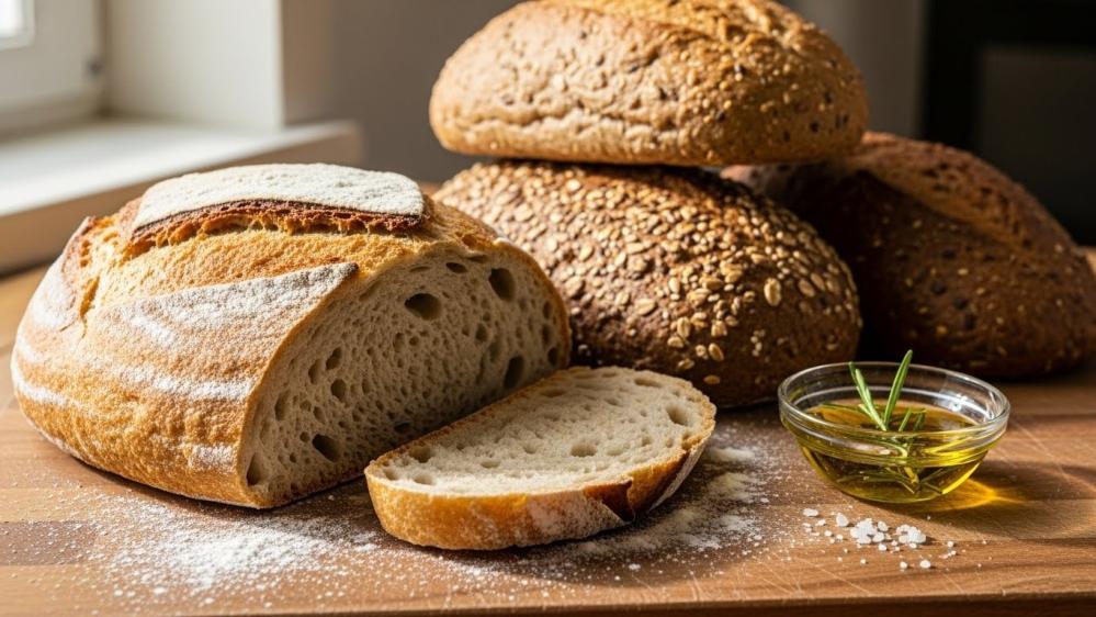 أفضل أنواع الخبز الصحي- مخابز وحلوبات المعامير