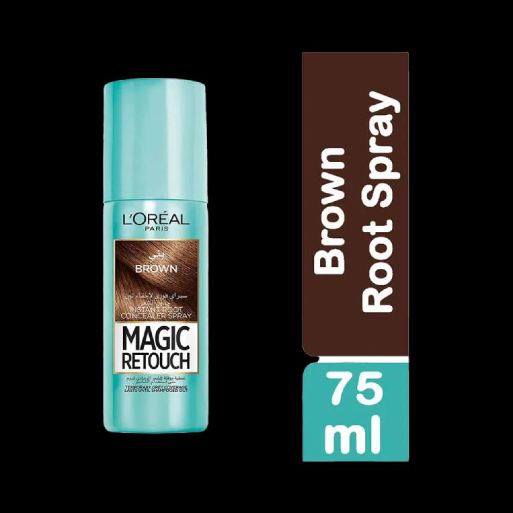 بخاخ خافي جذور فوري ماجيك ريتوش من لوريال باريس - بني (75 مل)