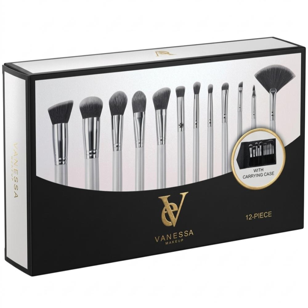 فانيسا مجموعة فرش مكياج - 12 فرشاة