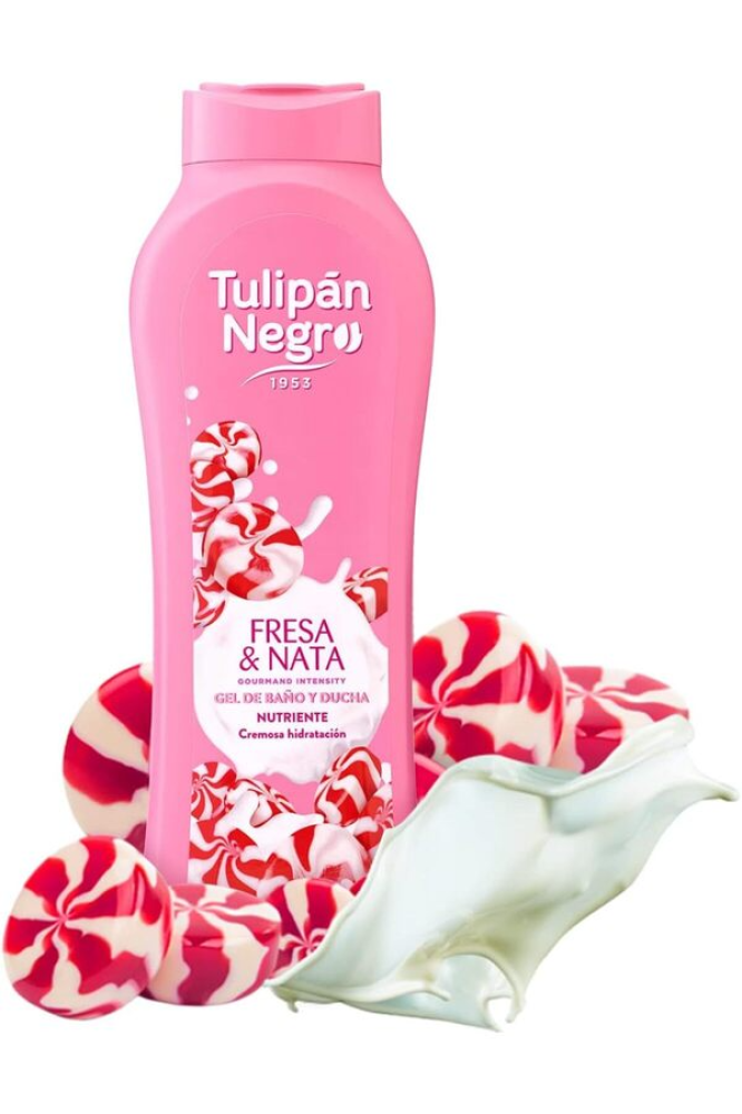 جل استحمام توليبان نيجرو بالفراولة والكريمة 650 مل