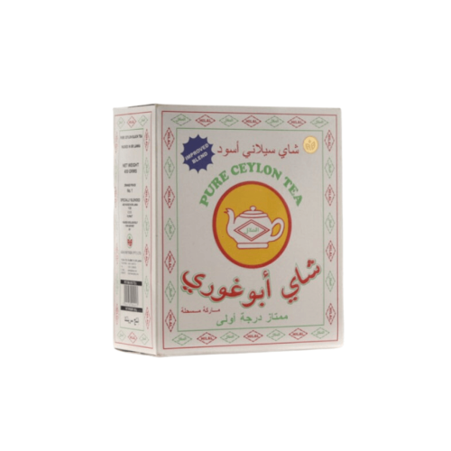 شاي ابو غوري اسود علبة كرتون -خشن 450جم