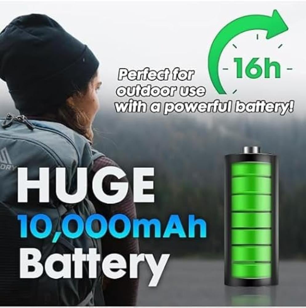 راوتر محمول ZTE-5G-MU5120 من شركة الاتصالات السعودية بطارية 10000mAhيعمل على جميع الشبكات مع اتصال اسهل NFC، رمادي