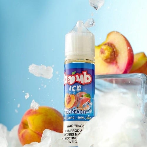 نكهة فيب بومب خوخ ايس