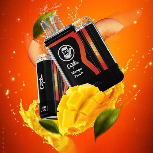 سحبة جوسي ولرد كابتن مانجو خوخ Joosy World Captain 9000 PUFFS Mango Peach