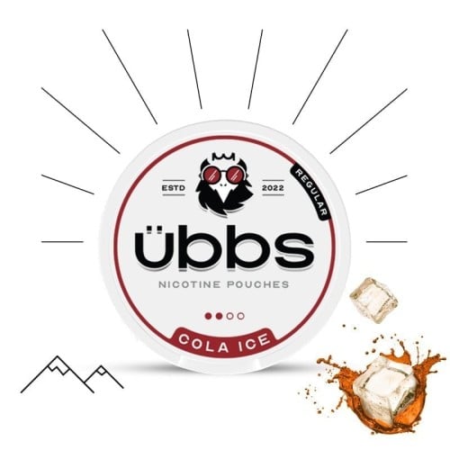 اظرف النيكوتين بالكولا ايس UBBS NICOTINE POUCHES COLA ICE