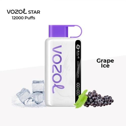 سحبة فوزول عنب ايس VOZOL STAR 12000 GRAPE ICE