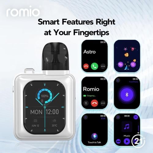 سحبه و شيشه روميو استرو ROMIO ASTRO POD KIT