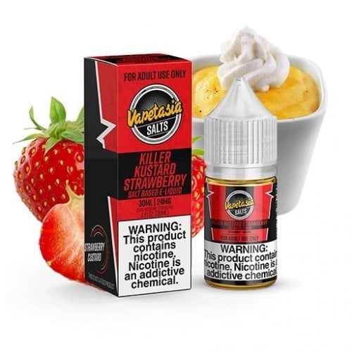 نكهة سولت كيلر كاسترد فراوله Vapetasia KILLER KUSTARD STRAWBERRY