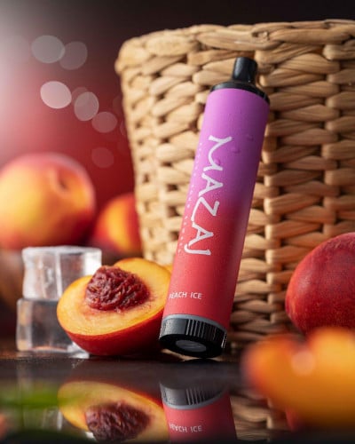 ‎سحبة مزاج ديمون 5000 سحبه خوخ بارد mazaj 5000 peach ice