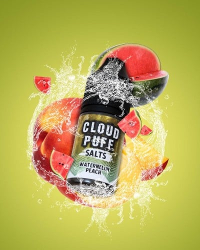 نكهة بطيخ خوخ سولت نيكوتين كلاود بف cloud puff