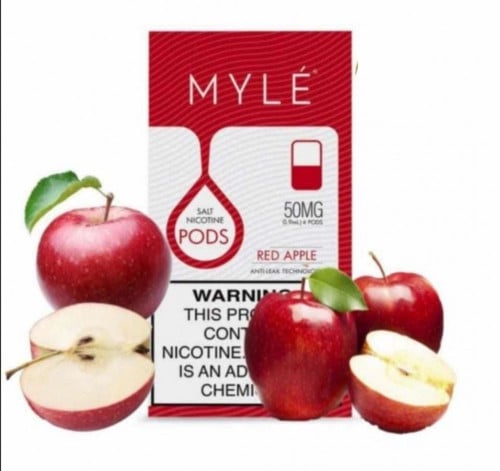 بوادت مايلي ماجناتيك بنكهة التفاح الاحمر ( الاصدار الرابع ) - MAGNETIC MYLE PODS RED APPLE - V4  130