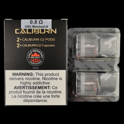 بودات كاليبرن جي 2 مع كويلات - ULWELL CALIBURN G2 REPLACEMENT PODS 0.8 OR 1.2OHM 2ML