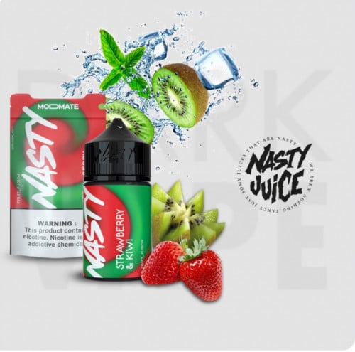 نكهة فراولة كيوي من شركة ناستي 60 مل - NASTY STRAWBERRY & KIWI