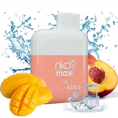 سحبة نيكد ماكس خوخ مانجو ايس nkd 100 max PEACH MANGO ICE