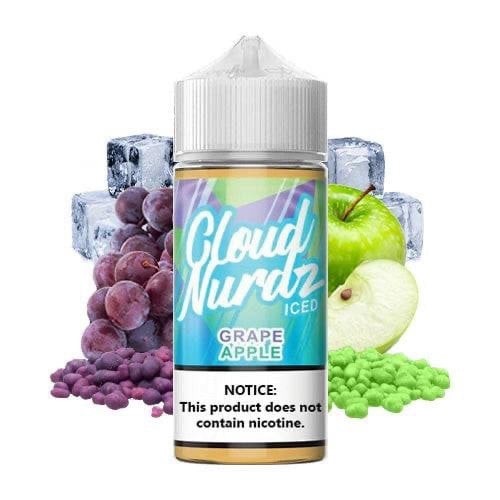 كلاود نيردز عنب تفاح ايس 100 مل  Cloud Nurdz Grape Apple