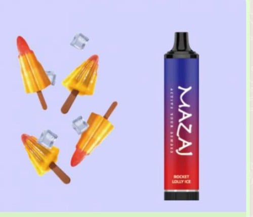 سحبة مزاج 5000 موشة ديموند ايس كريم الصاروخ mazaj Diamond 5000 puffs Rocket Lolly ICE