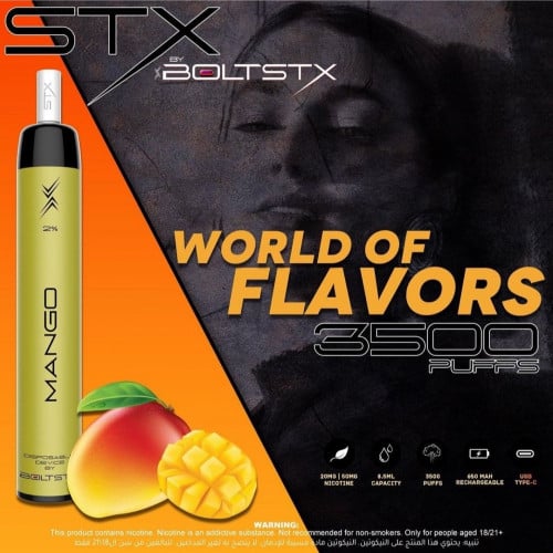 سحبة اكسترا مانجو BOLTSTX 3500 Xtra MANGO  ( قابله للشحن)