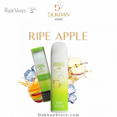 سحبة Vct رايب فيبز بنكهة التفاح PALM 3000-PUFF - RIPE APPLE