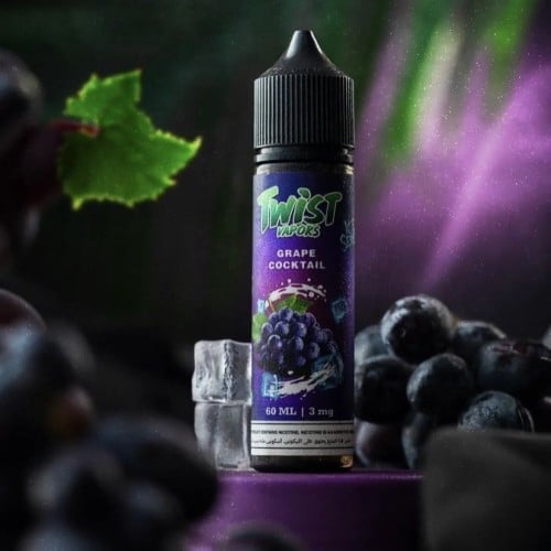 نكهة تويست عنب كوكتيل ايس TWIST VAPORS GRAPE COCKTAIL ICE