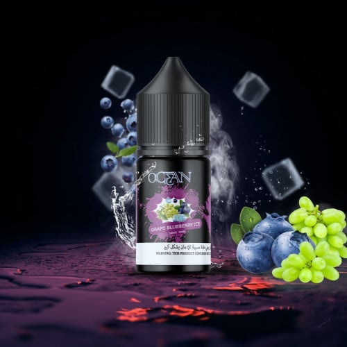 نكهة اوشن عنب توت ازرق ايس Ocean Grape Blueberry ice