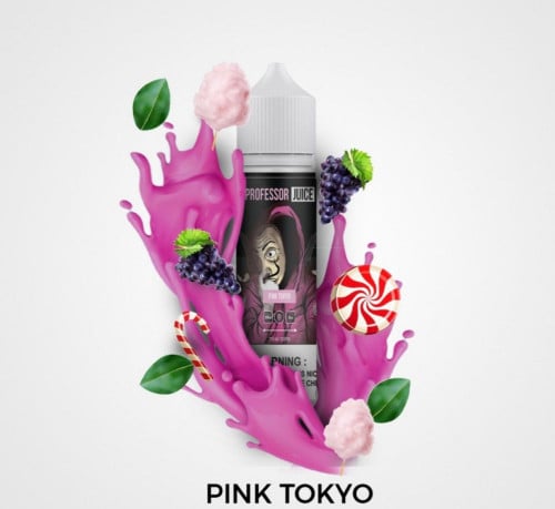 بينك طوكيو نكهات البرفيسور كشمش كوتن كاندي - PINK TOKYO CURRANTS COTTًOLN CANDY