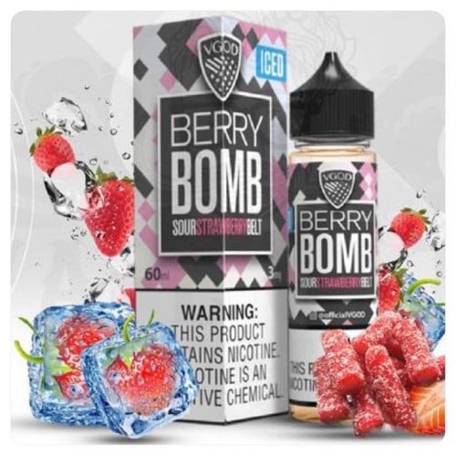 نكهة بومب فراولة ايس فيقود