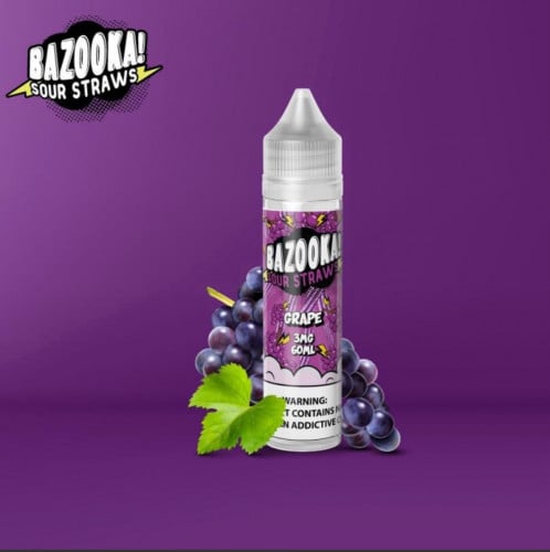 نكهة فيب بازوكا عنب BAZOOKA SOUR STRAWS GRAPE