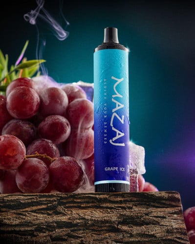 سحبة مزاج ديمون 5000سحبه عنب بارد mazaj demon disposable Grape ice