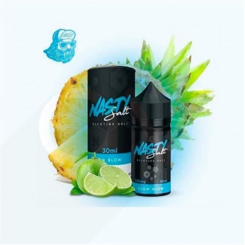 Nasty Salt Slow Blow - Salt Nicotine - نكهة سولت أناناس ليمون ناستي