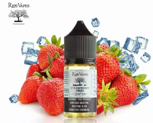 نكهة ريب فيبز فراولة ايس STRAWBERRY FREEZ SALTZ - SYNTHETIC NICOTINE RIPE