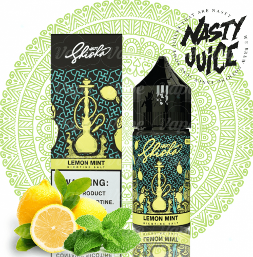 نكهة ليمون نعناع ايس من ناستي سولت