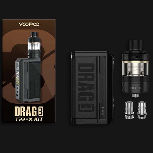 شيشة فوبو دراج VOOPOO DRAG 3 TPP X KIT  الإصدار المطور DRAG 3 TPP X KIT