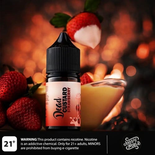 نكهة ديد كاسترد ستروبيري فراولة سولت liquid dead custard