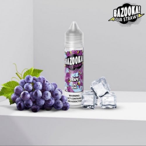 نكهة فيب بازوكا عنب ايس BAZOOKA SOUR STRAWS GRAPE ICE
