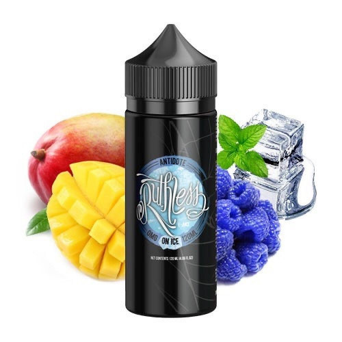 نكهة فيب روثلس مانجو توت نعناع بارد 120مل Ruthless Antidote On Ice Vape