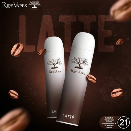 سحبة رايب فيبز لاتيه Vct  Ripe Vapes Palm LATTE 3000 Poffs