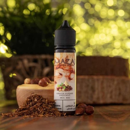 نكهة مزاج توباكو كاسترد بندق فيب الرهيبه MAZAJ TOBACCO CUSTARD HAZELNUT