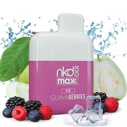 سحبة نيكد ماكس جوافة توت ايس nkd 100 max GUAVA BERRIES
