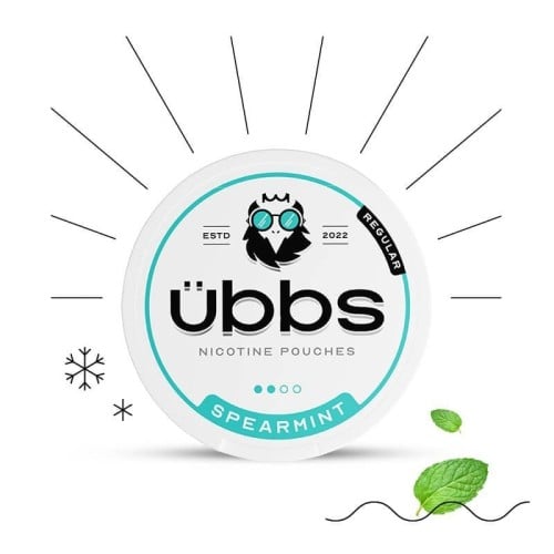 اظرف النيكوتين بالنعناع البارد UBBS NICOTINE POUCHES SPEARMINT