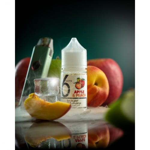 نكهة 6 جايز تفاح و خوخ سولت