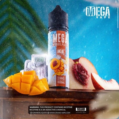 نكهة فيب ميجا مانجو خوخ بارد Mega Mango Peach Ice Vape