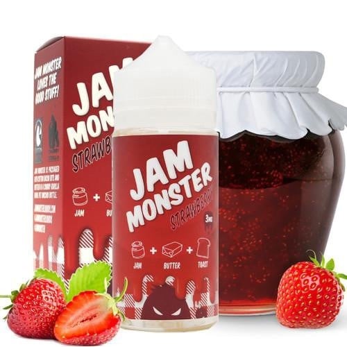 نكهة جام مونستر فراولة فيب نيكوتين - JAM Monster RASPBERRY - Vape Nicotine 100ml/3mg
