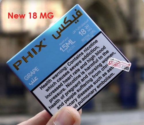 فكس عنب بارد 18 نيكوتين 2 بودات