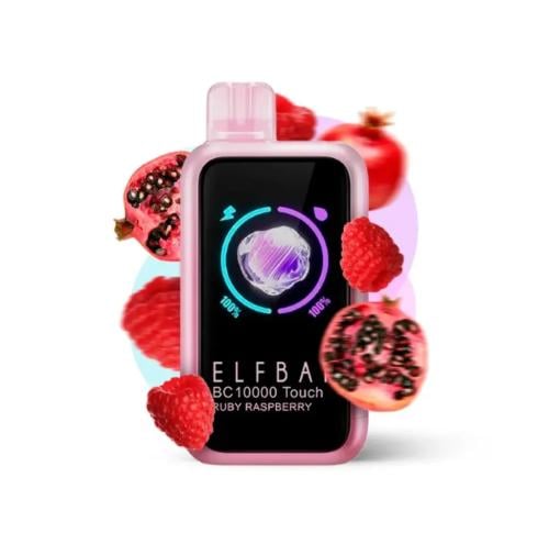 نكهة الفا بار تاتش توت رمان ELF BAR BC 10000 Touch - Ruby Raspberry