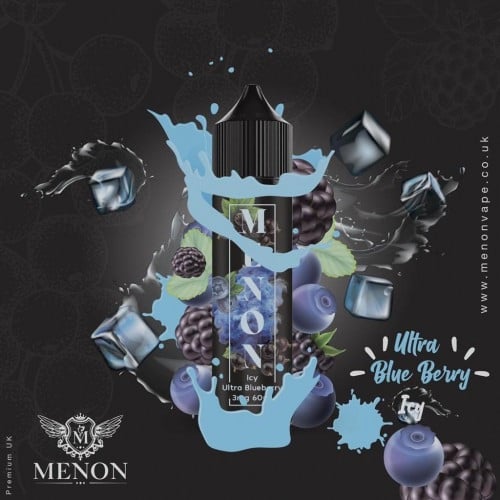 نكهة فيب بلو بيري ايس MENON Ultra Blueberry Icy
