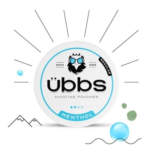 اظرف النيكوتين بالمنثول UBBS NICOTINE POUCHES MENTHOL